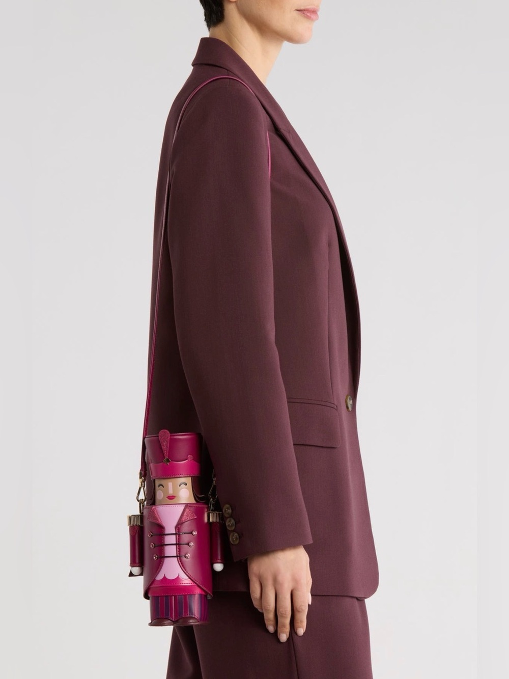 kate spade pink novelty nutcracker crossbody bag
